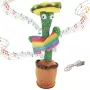 Dancing Cactus Toy with Sombrero Extralink Toys, Singing for Kids LED USB