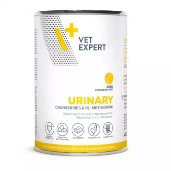 Wet dog food VETEXPERT Urinary Chicken 400 g — veterinary wet diet for urinary support, adult dogs, moisture 80%