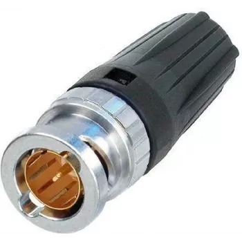 Neutrik BNC-Connector Plug, straight 75 NBNC75BLP7 1 pc(s) (NBNC75BLP7)