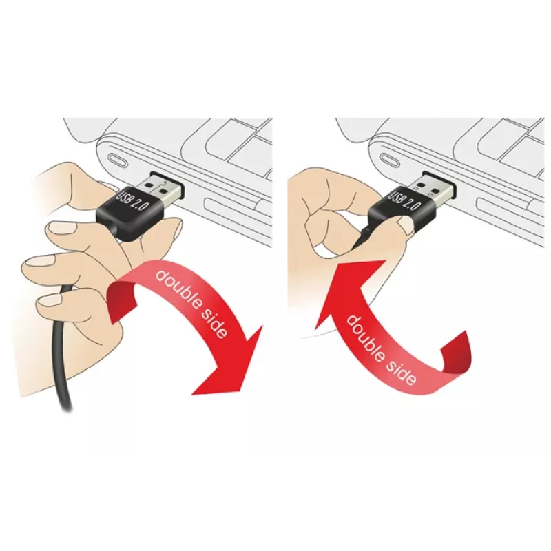 USB Cable DeLOCK 2m USB 2.0 A - B m/m