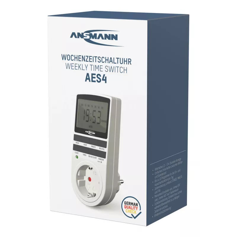 Daily/Weekly timer Ansmann 1260-0006