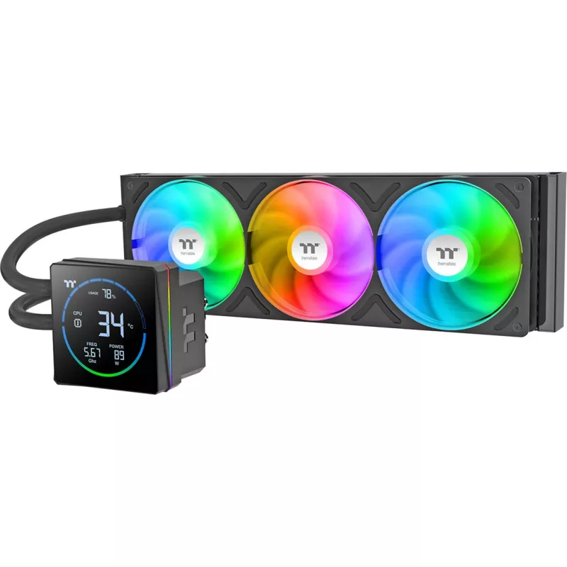 CPU Liquid Cooler THERMALTAKE TH360-S V3 ARGB Sync AIO Black