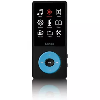 MP3 player Lenco Xemio-860BU 8 GB Black Blue LCD 18h playback