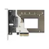 Internal M.2 / U.2 adapter card DELOCK 90854 — PCIe 4.0 (host: PCIe, outputs: M.2 Key M 110 mm, U.2)