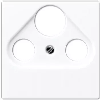 Satellite/TV/Radio Wall Plate Jung A 561 BFPLSAT WW White, thermoplastic, 1-gang