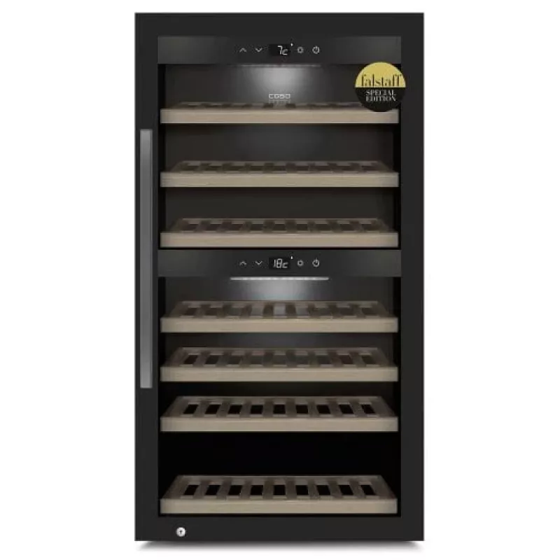 Caso | Smart Wine Cooler | WineExclusive 66 | Energy efficiency class G | Showcase | Free standing | Bottles capacity bottles | Cooling type Compressor technology | Black