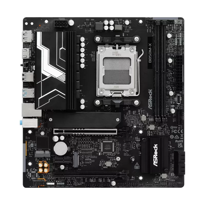 ASRock B850M-X R2.0 AM5 Micro-ATX Motherboard