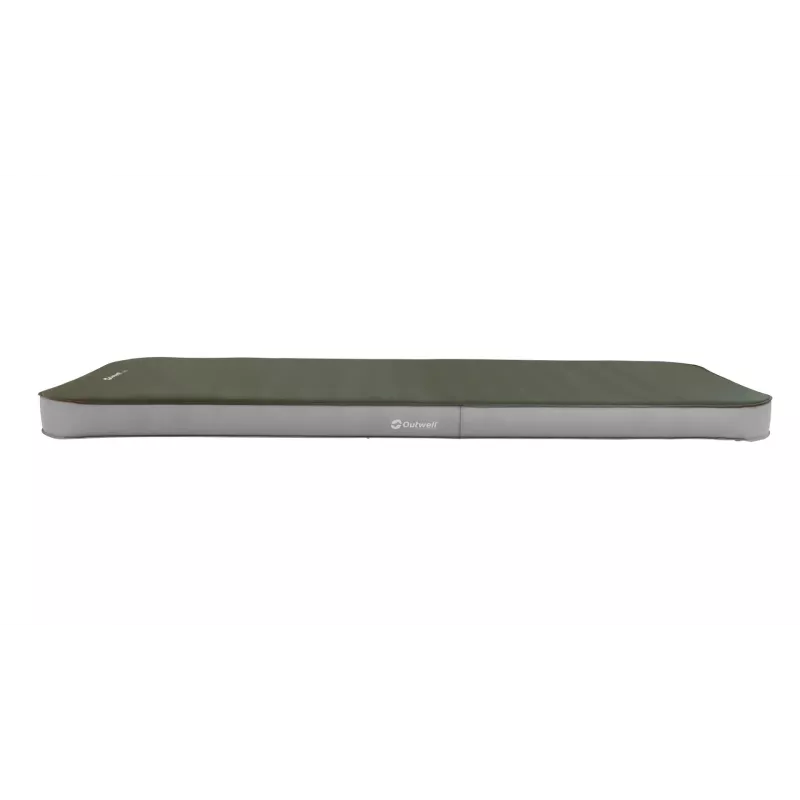 Single air mattress Outwell 400143 — Polyester, 2030×750×100 mm, Green/Grey