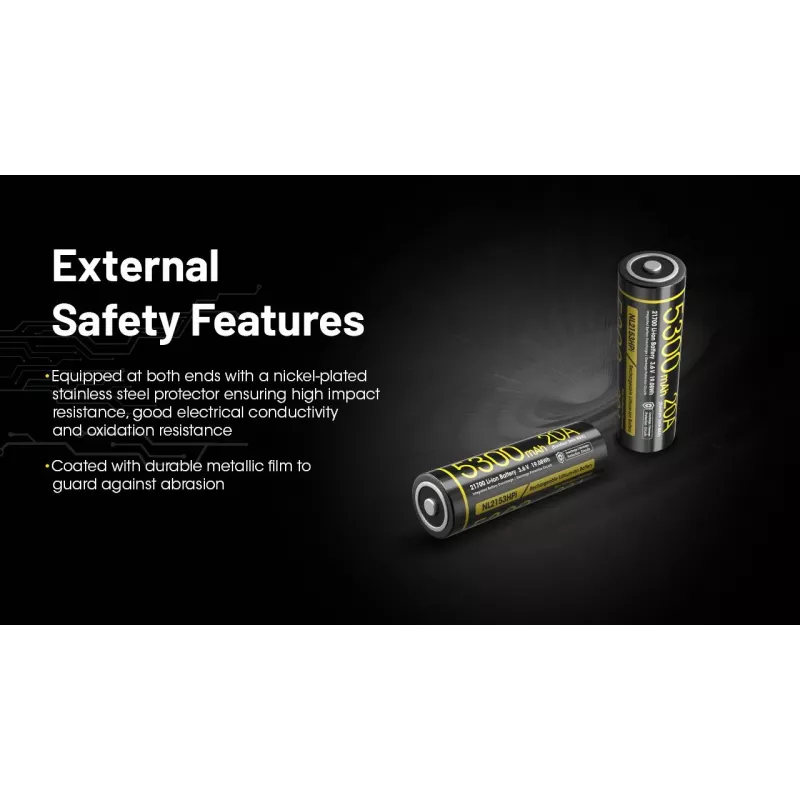 BATTERY RECH. LI-ION 3.6V/NL2153HPI(5300MAH) NITECORE