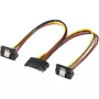 15-Pin-SATA Y-Power Cable 20cm