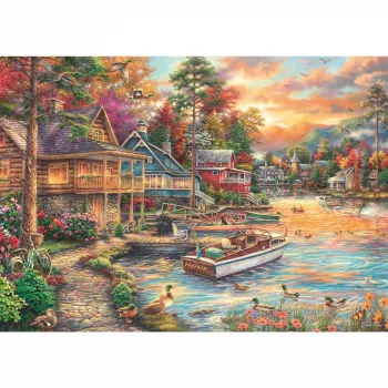 Jigsaw Puzzle schmidt spiele Chuck Pinson Shore in Evening Gold 1000 pieces