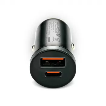Car charger everActive CC-30Q QC3.0 35W — 1x USB-A, 1x USB-C, quick charge