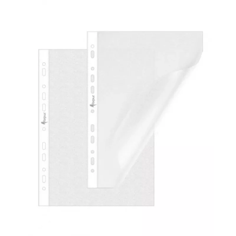Document sleeves A4, glossy, 40 µm, pack of 100