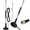 External 4G LTE antenna QOLTEC 5 dBi 600–2700 MHz SMA connector 3 m cable
