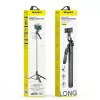 Selfie stick Awei X56 aluminium black — extendable handheld mount for smartphones