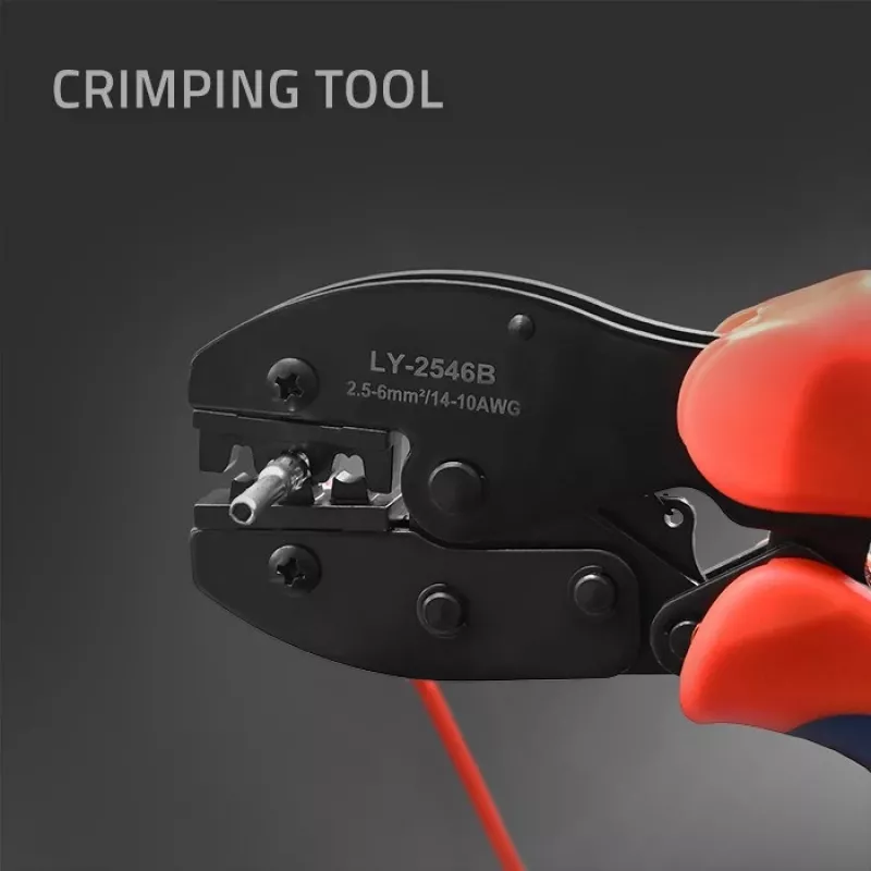 Qoltec Solar Tool Kit Compatible with MC4 Connectors | Crimper + Automatic Wire Stripper
