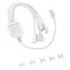 ARGB splitter cable Kolink PGW-AC-KOL-157 30 cm white for 3-pin 5V ARGB headers