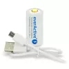 Rechargeable battery everActive EV16340 700mAh 3V with Micro USB charging
