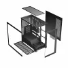 PC case MODECOM Volcano Stellar NF ATX midi tower, tempered glass, black, supports ATX/micro ATX, GPU up to 420mm, CPU cooler 175mm
