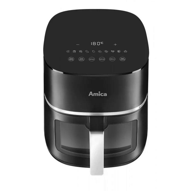 Amica AFM 6020 air fryer, 7.2 L, 1700 W, 10 programs, LCD display, black