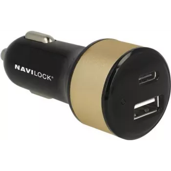 Mobile device charger Navilock 63069 Universal Black Cigar lighter Auto