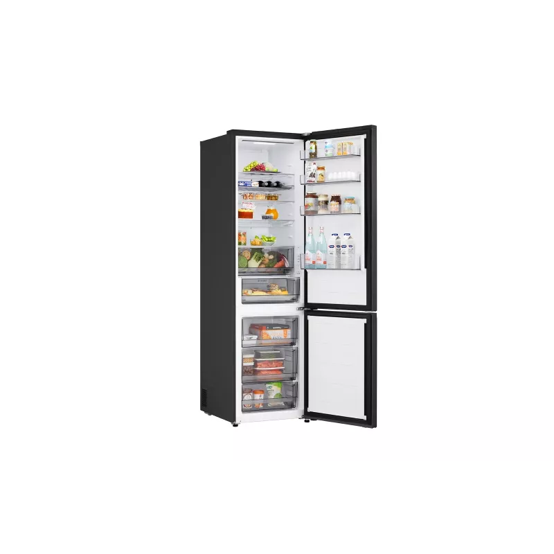 LG GBBS322CEV fridge-freezer Freestanding 375 L Black