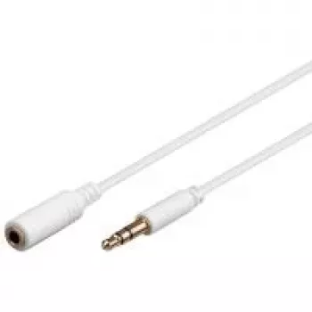 Audio Cable Goobay 97112 0.5m 3.5mm White