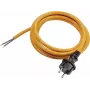 AS Schwabe power connection cable [ Grounded Plug-Plug - Cable, open end] Orange 3.00 m 70911 (70911)