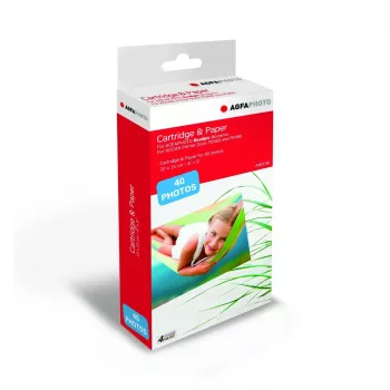 Agfa Photo Cartridge & Paper for 40 photos