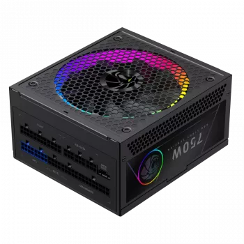 Gamemax Power Supply, 80 PLUS, Gold | RGB 750G | 750 W