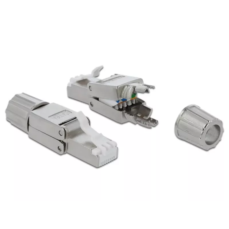 Wire connector DeLOCK 86477 RJ-45 Grey