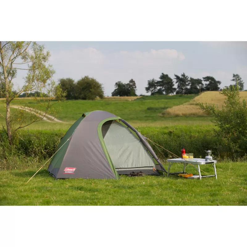 Dome Tent Coleman Darwin 3 3 Person Green Hard Frame