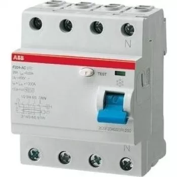 ABB F204 A-63/0,03 Residual-current device A-type 4P Circuit Breaker (2CSF204101R1630)