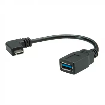 ROLINE 11.02.9031 USB Cable 0,15 m USB 3.2 Gen 1 (3.1 Gen 1) USB A USB C Black (11.02.9031)