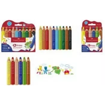 Colour Pencil Faber-Castell 110624 Multicolour 10 pcs Child