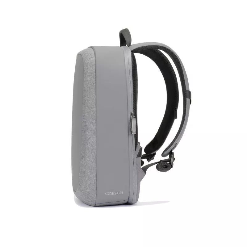 Anti-theft backpack XDDESIGN BOBBY EDGE Grey — water-resistant, everyday commuter bag