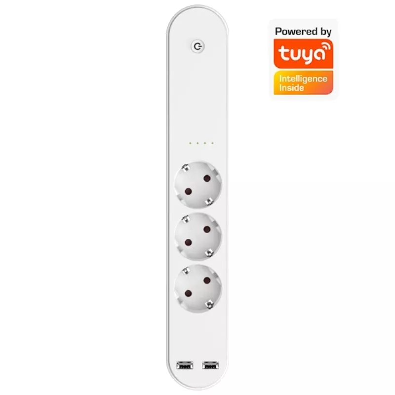 Smart power strip Denver SHP-310U 3 AC outlets Type F 3680 W