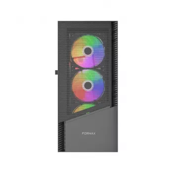 PC Case GEMBIRD Fornax 4300 Midi Tower ATX, tempered glass, 2x3.5 inch bays, 3x2.5 inch bays, ARGB fans support, USB 3.2 Gen1