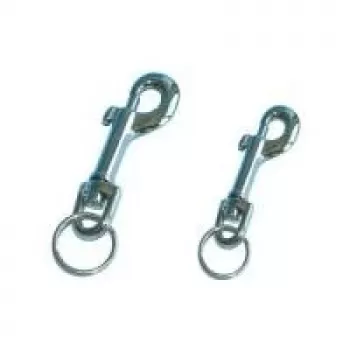 Carabiner hooks WEDO 262 499 metal 65 mm set