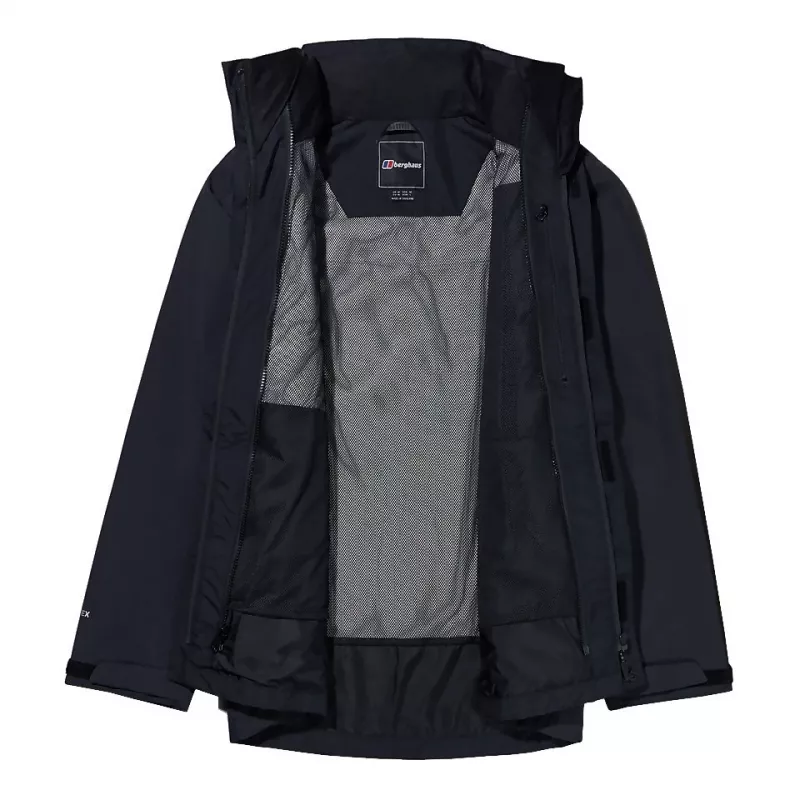 Jacket set Berghaus Deluge Pro 3.0 M + Hillwalker IA Shell M — men’s waterproof outerwear, black