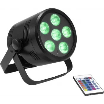 LED Par Light EUROLITE AKKU PAR 6 QCL Battery Powered RGBW