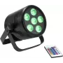 LED Par Light EUROLITE AKKU PAR 6 QCL Battery Powered RGBW