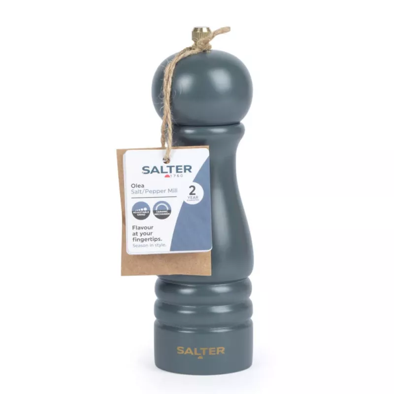 Salter Salt and Pepper Mill BW120291GEU7, grey finish, manual grinder