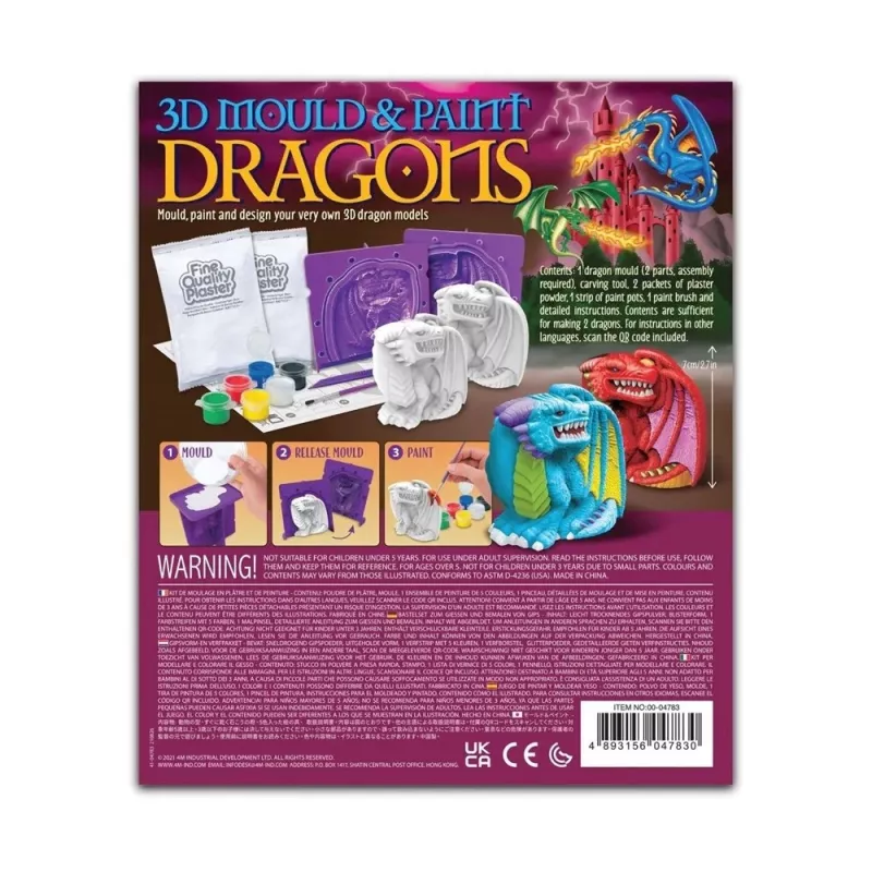 Creative set Mould & Paint - Dragon