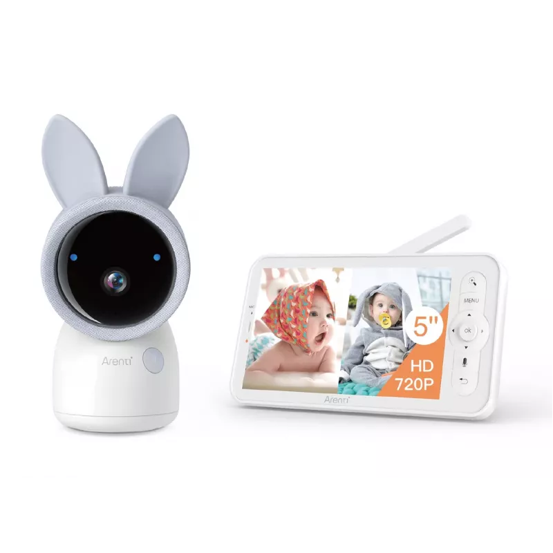 IP security camera Arenti AINANNY A4 KIT PLUS — Indoor ceiling/wall, 2560×1440 CMOS, 4MP, 10 m night vision, 0–355° pan, -15–45° tilt, Wireless