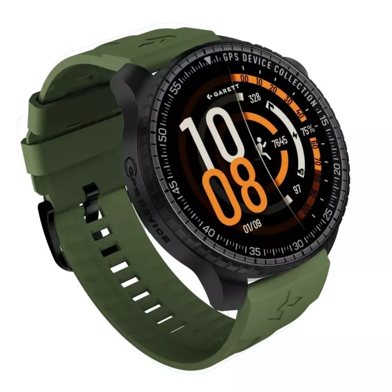 Smartwatch Garett Compass GPS black — Garett Compass GPS smartwatch, black