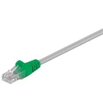 Wentronic Goobay CAT 5e Crossover-Patch Cable, U/UTP, Grey, Green, Grey-Green, 5 m - CCA Copper Mix (68868)