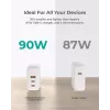 AUKEY PA-B6S White Omni a Mix GaN ultrafast Wal