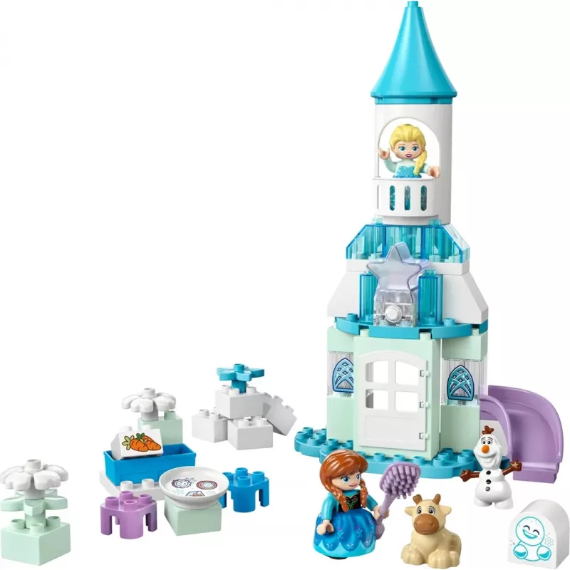 Construction toy LEGO DUPLO 10455 Disney Anna and Elsa's Ice Palace Party — DUPLO set, 54 pieces, 4 minifigures, age 2+