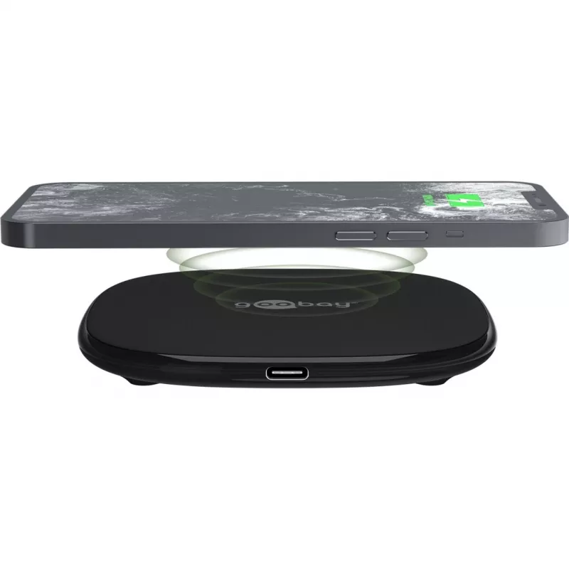 Goobay 64675 Wireless Charging Receiver for Mobile Devices Phone/Smartphone - Smartwatch - Tablet USB Type-C (64675)